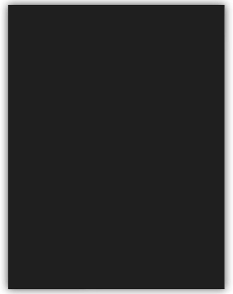 COLOANDUS Extra Heavyweight Cardstock Black 50 Sheets 130 lb Cover (17pt), 8.5 x 11 Inches for Arts and Craft, Drawing, DIY Projects - Image 1